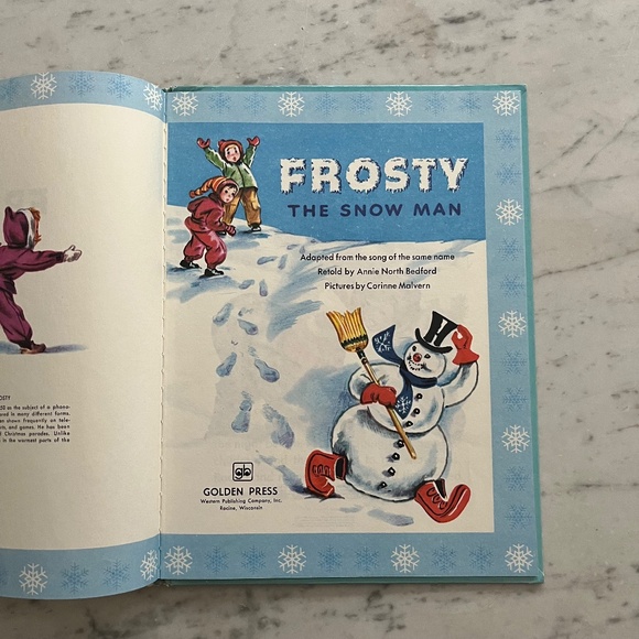 Vintage 1979 Frosty the Snowman Golden Book - Picture 7 of 9